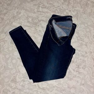 American Eagle Outfitters Deep Indigo Jeggings